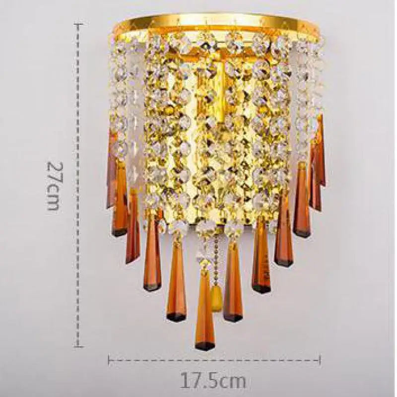 Современная хрустальная настенная лампа настенное бра освещение для коридора