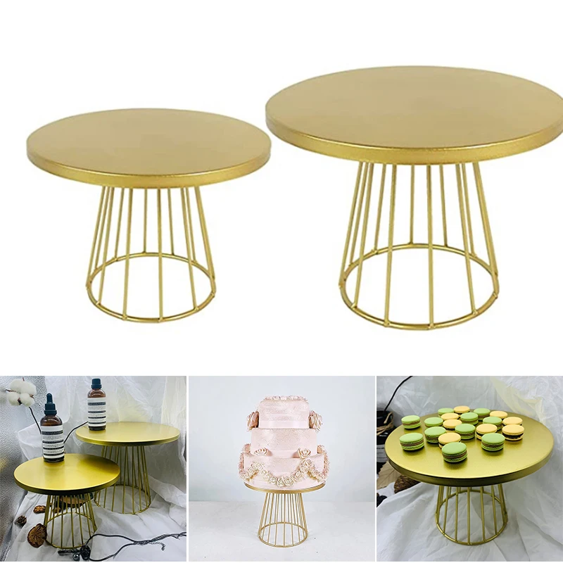 

Metal Cake Stand Multipurpose Serving Tray Round Cookies Cupcake Dessert Display Plate for Wedding Birthday Parties