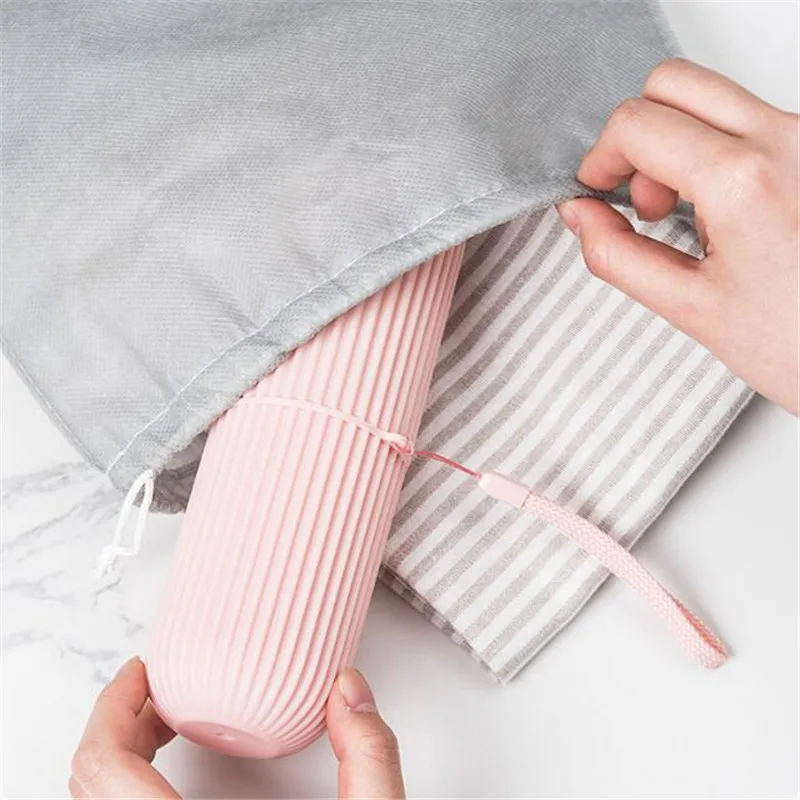 

Travel Brushing Cup Creative Wash Cup Mouthwash Cup Portable Toothbrush Bucket ToothbrushToothpaste Storage Set salle de bain