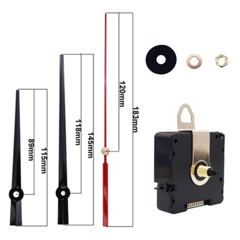 UK MSF Time Atomic Radio Controlled Silent Wall Clock Quartz Movement Mechanism DIY Kit Replacement Set
