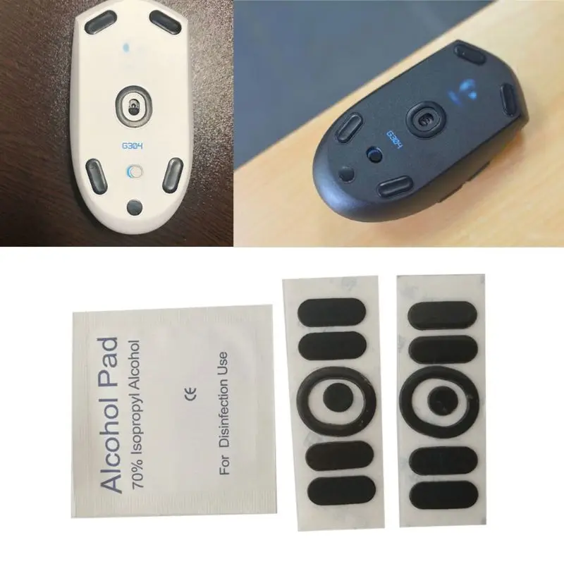 2 шт. 0 6 мм толщина Замена ног мыши коньки для Logitech G304 G305 наклейки Коврик скользит