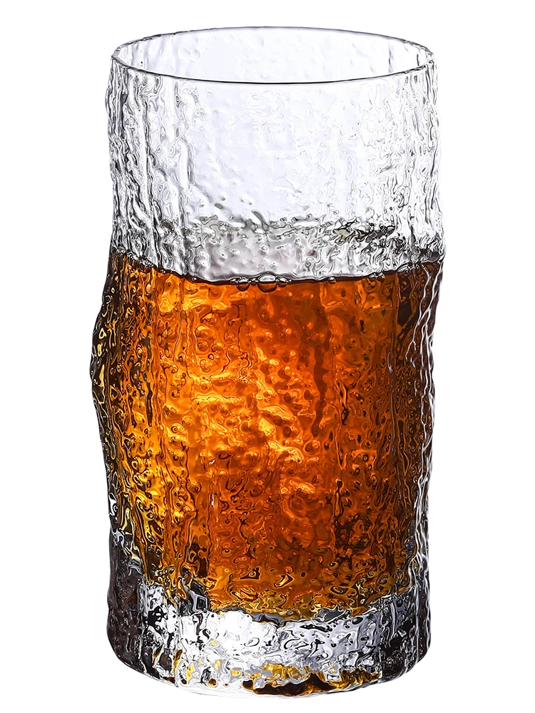 

Irregular Bark Texture Glass Mug Uneven Cups And Mugs Whiskey Glass Creative Beer Glass Wine Glass Juice Water Coffee Home Mugs