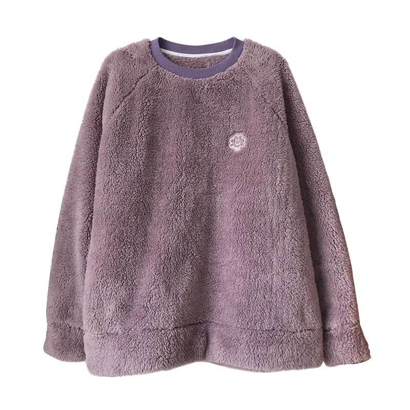 

Sweatshirt Women High Street Vintage Hoodies Women and Joggers Warm Fall Winter Sweatshirts Streetwear Korean Tops Japan