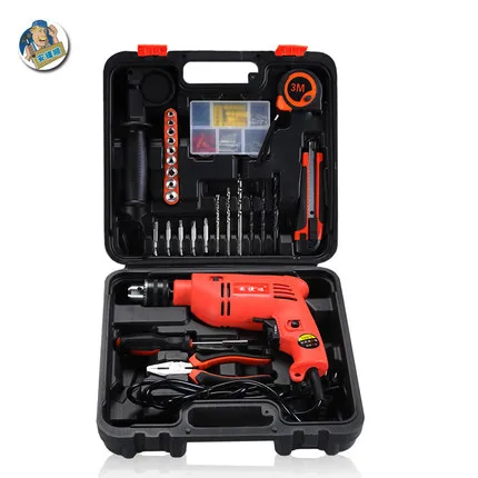 

Многофункциональная электрическая Ударная дрель высокой мощности с бесступенчатым изменением скорости, электрический молоток двойного н...