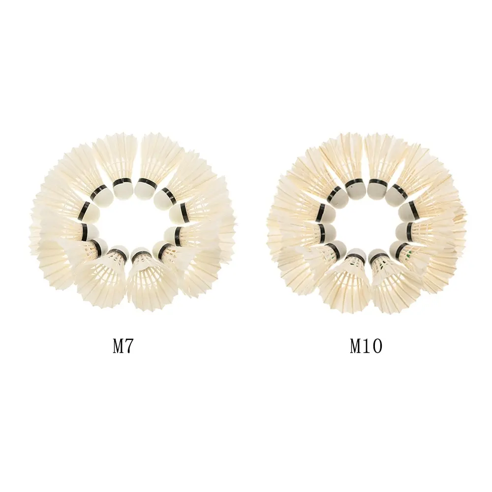 12 шт Badmintons утка/гусиное перо петух/пена головы челнок петухи Воланы набор