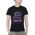 Повседневная летняя футболка с О-образным вырезом и принтом Альцгеймера