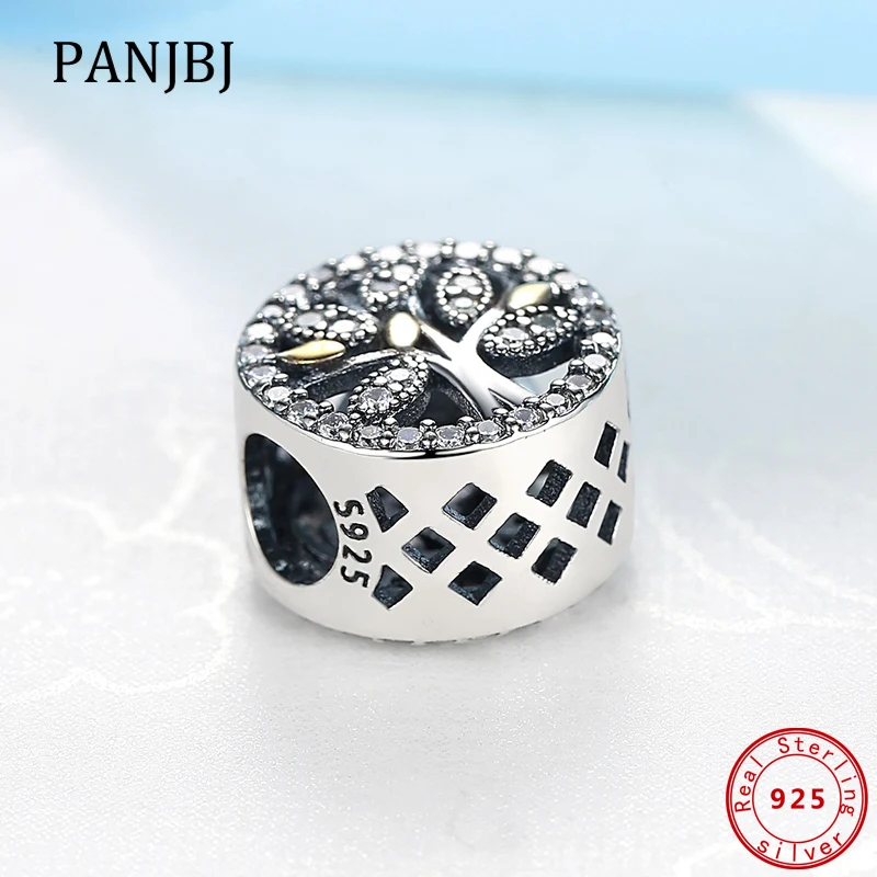 Подвески из стерлингового серебра 925 пробы с бусинами подходят к оригинальному