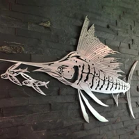 metal shark tortoise wall art decoration home furnishings wall hanging living room bedroom wrought iron decoration crafts