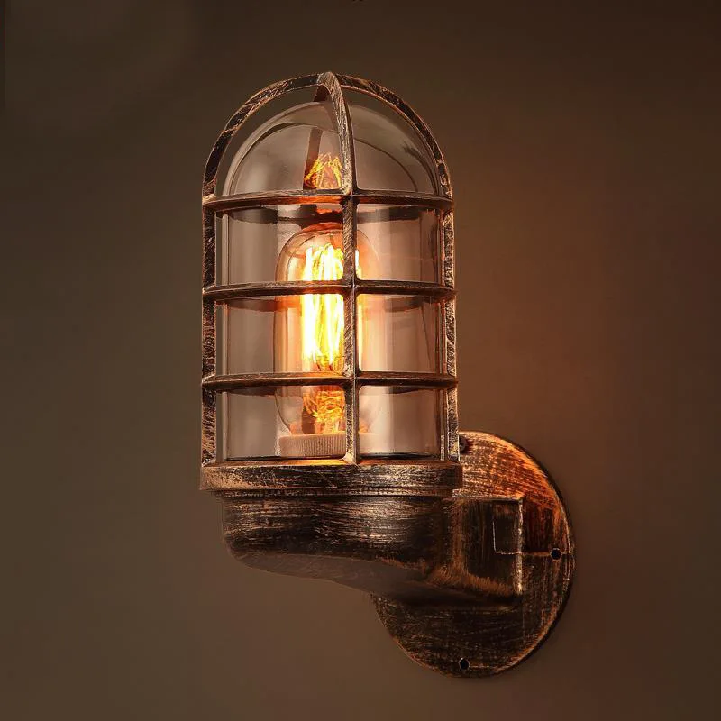 

glass wall sconces crystal lampes suspendues crystal luminaria bedroom light iron dining room corridor bedside wall lamp