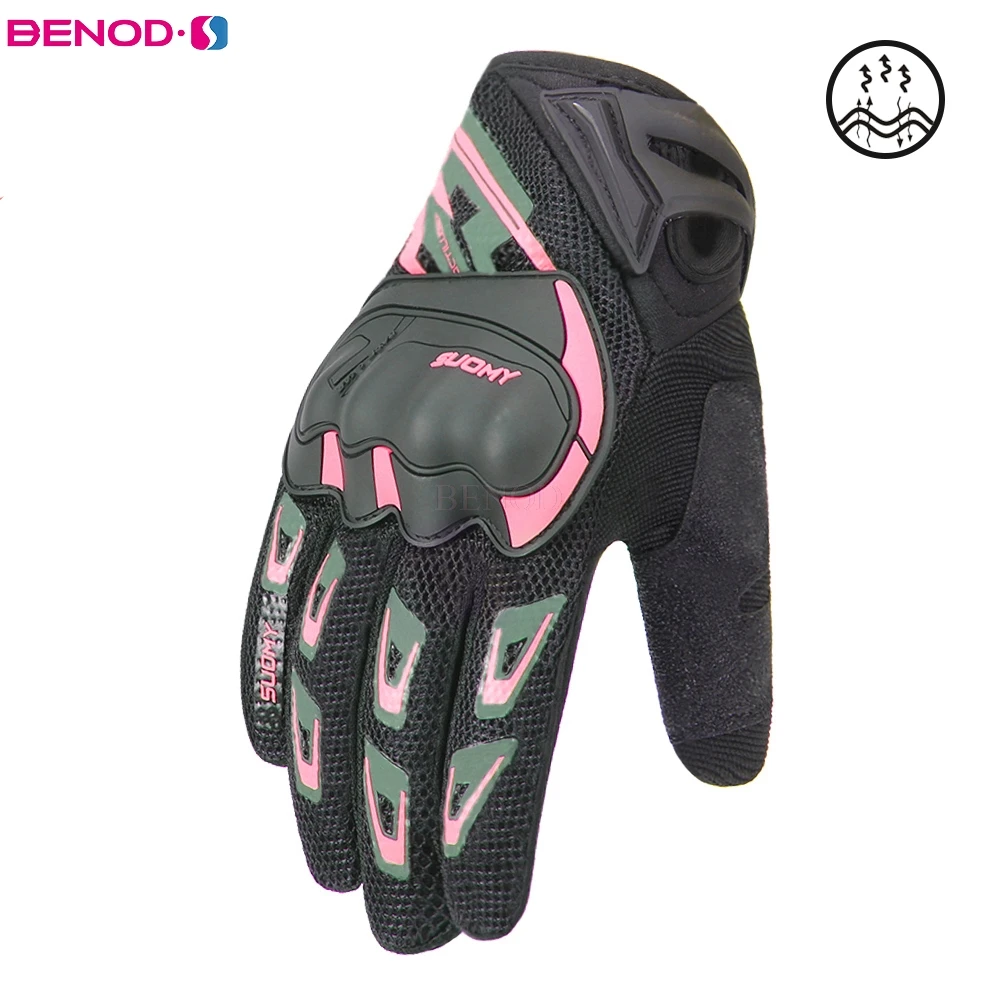 

Удобный дышащий мотоцикл перчатки для сенсорного экрана с защитой от Экран перчатки для езды на мотоцикле Велоспорт перчатки De Motocros для опт...