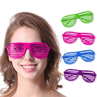 80s neon plastic shutter shades glasses shades sunglasses eyewear kids party favors wedding gift dance accessorycosplay costume