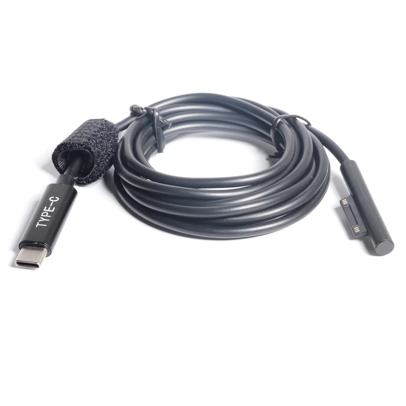 Зарядное устройство USB Type-C 15 В 3 А кабель для зарядки PD шнур Microsoft Surface Pro 6 / 5 4 Book 2