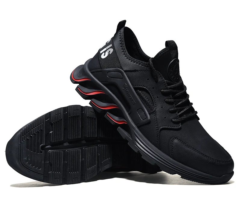 New exhibition waterproof Safety Shoes Autumn Winter Outdoor Men Steel Toe Cap Anti-smashing fashion Lightweight work Boots