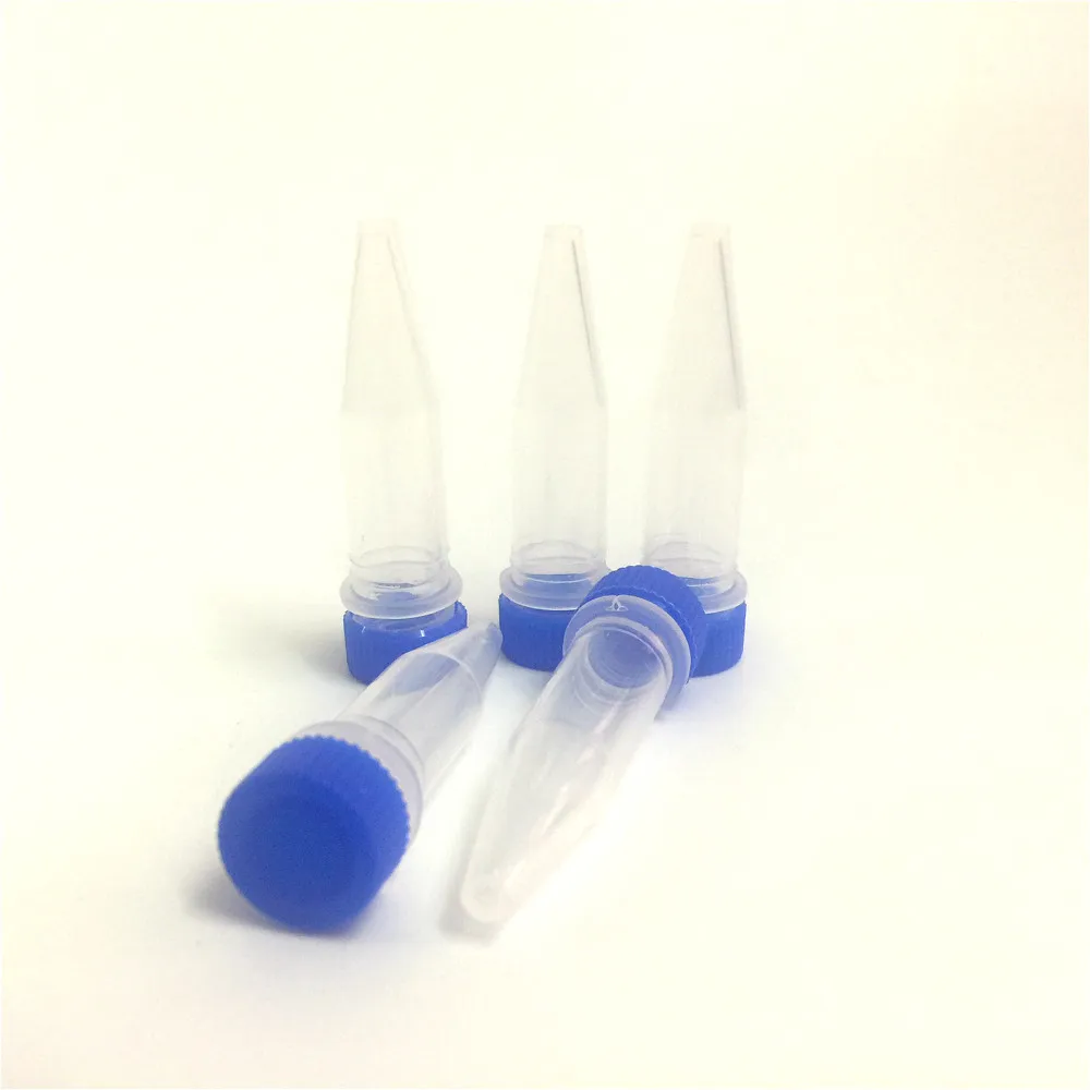 Freezing Tube With Scale &amp Silicone Washers 1.5 ml Preservative Frozen Sample Sub-tube Cryopreservation Bottom Tip 500/PK |