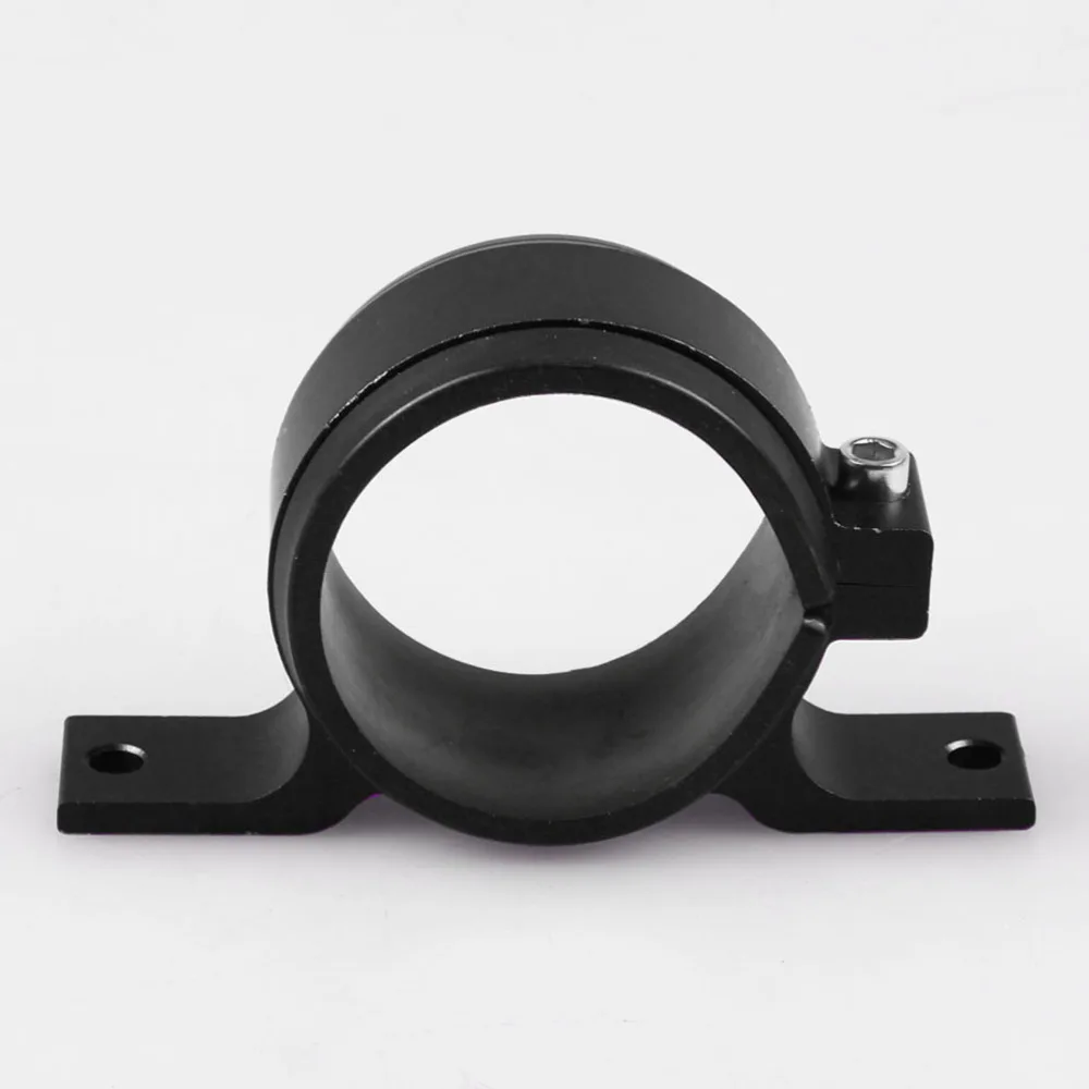 

60mm Car Fuel Pump Bracket Engine Oil Pump Support Mounting Clamp Compatible for Bosch 044 (Black)