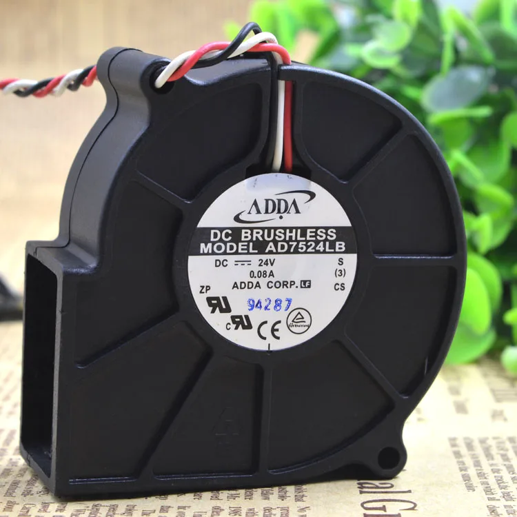 

Новый оригинальный центробежный вентилятор AD7524LB 24 в 0,08 7 см 7530 Турбовентилятор
