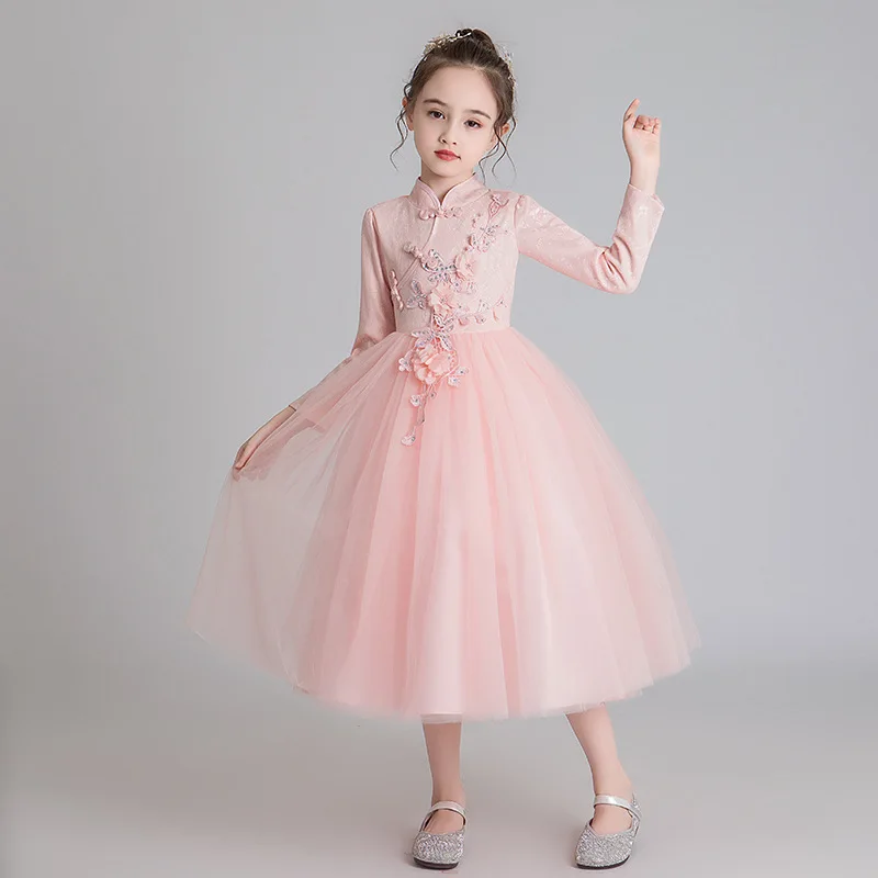 2019 детская для новорожденных девочек элегантное платье подружки невесты детей