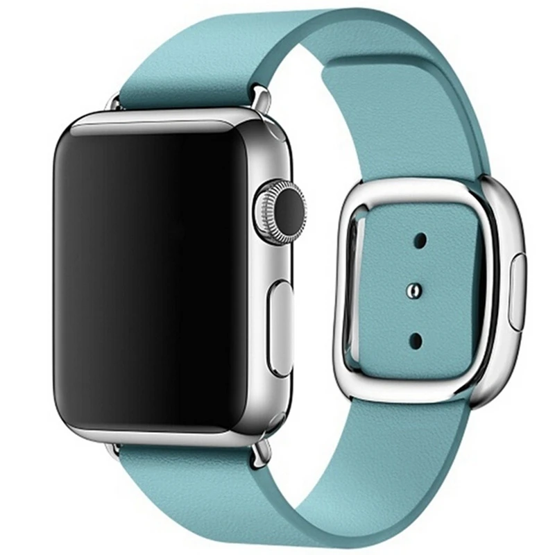 Натуральная кожа петля ремешок для наручных часов apple watch версии 44 мм 40 42 38 iwatch