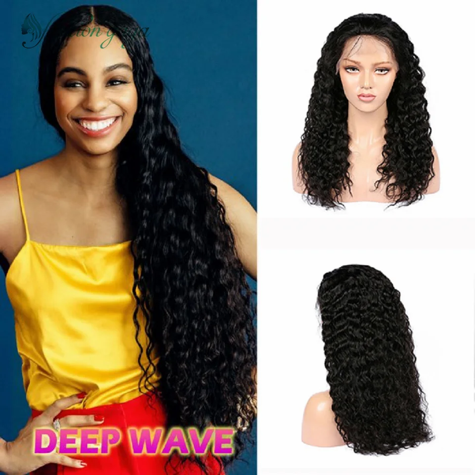 Черные парики 100 человеческие волосы на сетке с фронтальной застежкой