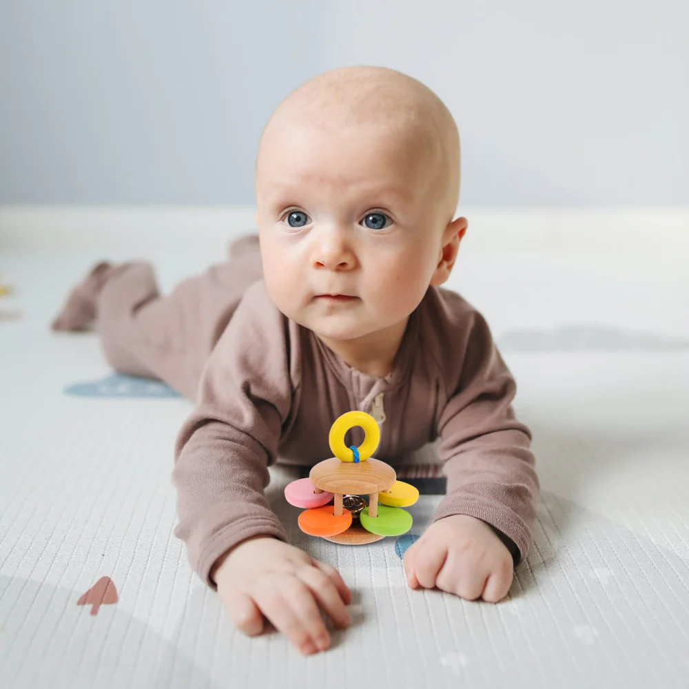 

4pcs Hand Rattle Toys Baby Early Education Toys (Assorted Color)