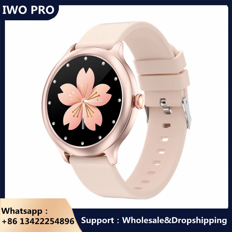 

DK19 Fashion Women Smart Watch Music Control Heart Rate Sleep Monitoring Alarm Clock IP68 Waterproof Smartwatch for Andorid IOS