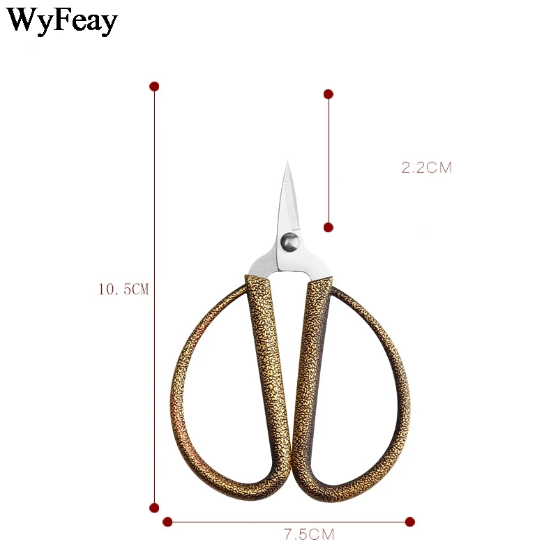 Sewing Scissors sewing Cutter Straight Vintage Embroidery Scissor Fabric Tailor's Household Thread | Дом и сад