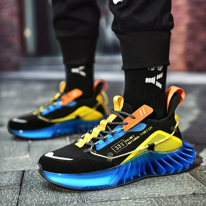 

Men's Road Running Shoes Professional Marathon Sport Shoes for Athletic Outdoor Jogging Walking Shoes Mens Tennis Shoes Training