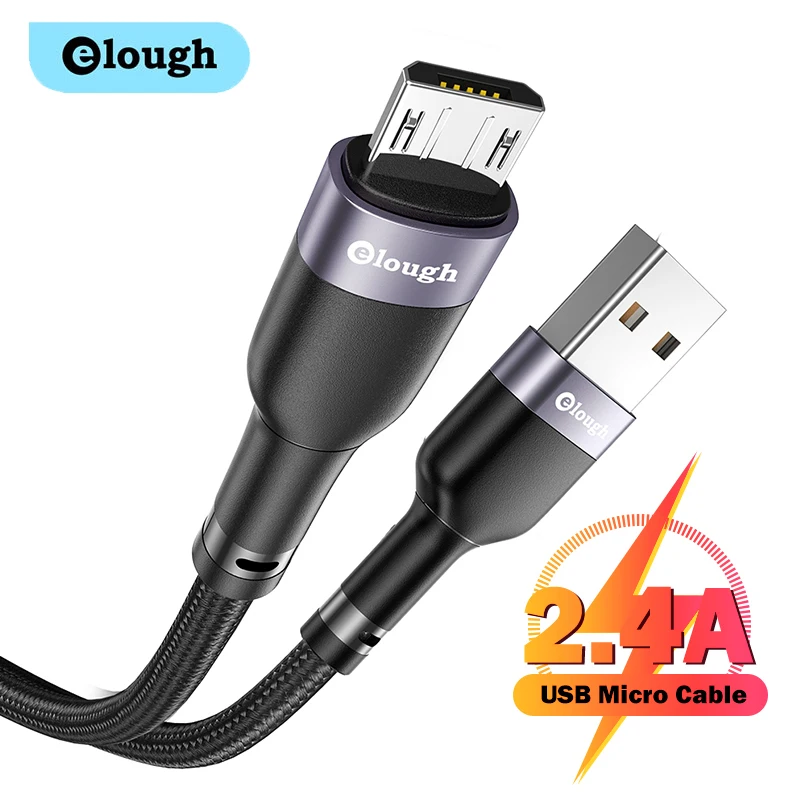 

Elough Micro USB Cable Fast Charge USB Cable for Redmi Note 5 Pro Samsung S7 Cable Micro USB Cord Android Phone Charging Wire 3m
