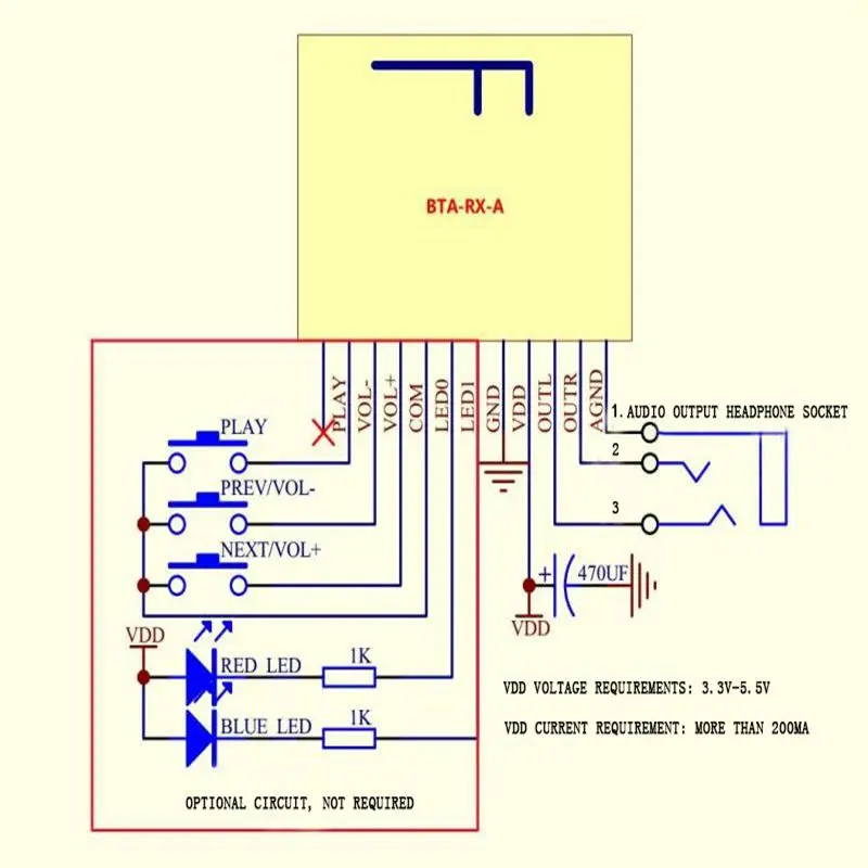 PA206 Bluetooth 4 2 аудио Автомобиль DIY модификация без потерь декодирование Поддержка APTX