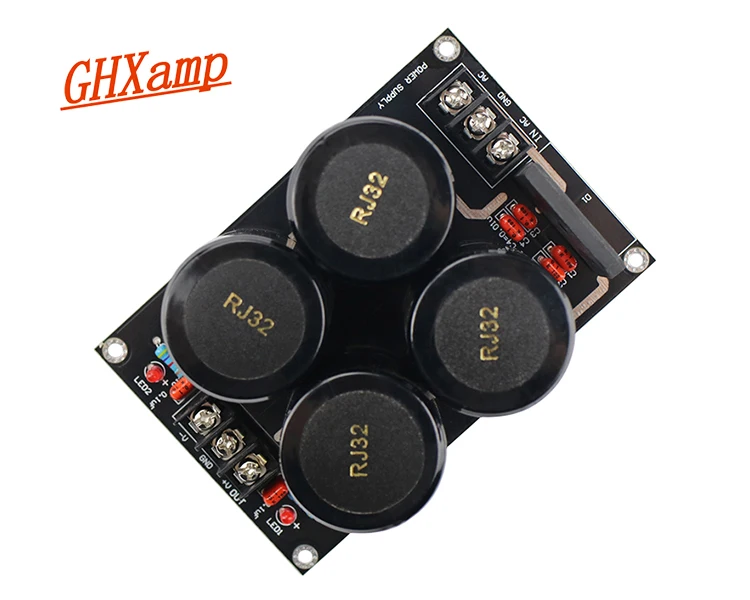 Ghxamp 50A усилитель, выпрямитель, фильтр, двойная плата питания для LM3886/TDA7293 Плата усилителя мощности 10000 мкФ 63 в 1 шт