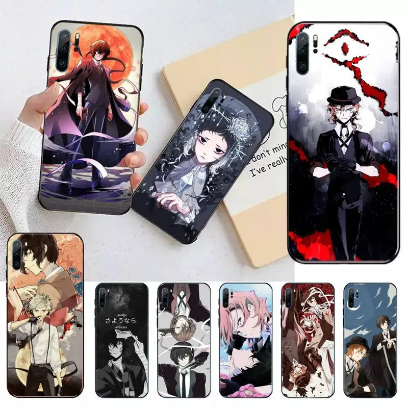 Bungou чехол для телефона с аниме бродячие собаки Huawei honor Mate 10 20 30 40 i 9 8 pro x Lite P smart 2019 Y5