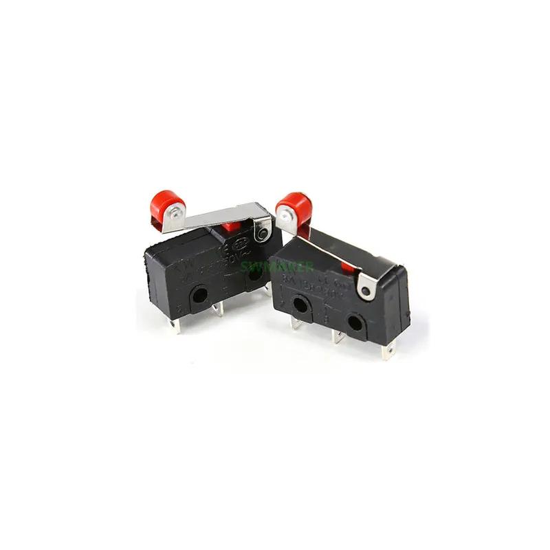 

5pcs/lot Anet 3D Printer Limit Switch 3Pin Handle KW12-3 Mini Sensitive MicroSwitch With Pulley