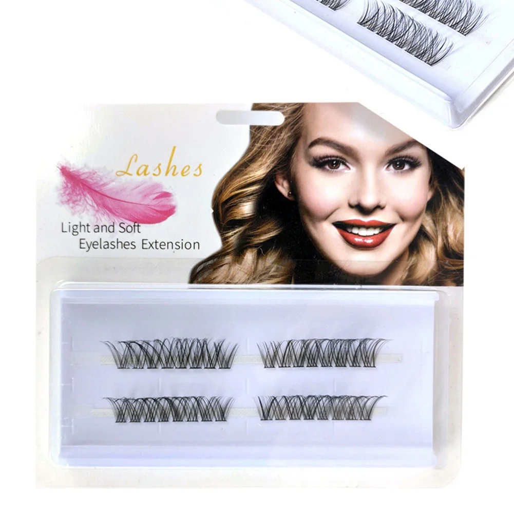 

3D Mink DIY Reusable Eyelash Extension Artificial Eyelashes Fluffy Fake Synthetic Lashes Makeup Tool