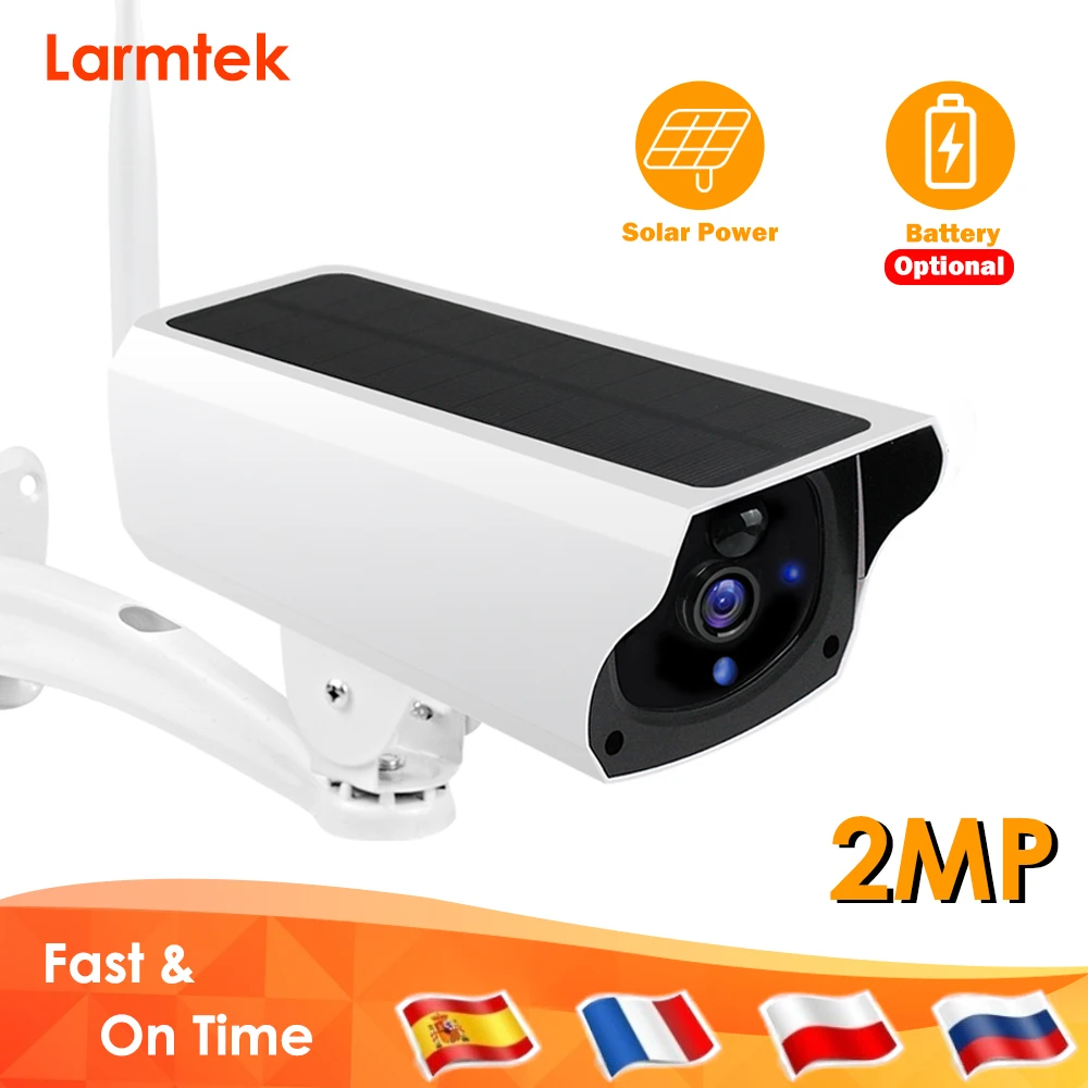 IP камера наружная беспроводная на солнечной батарее 1080P с Wi Fi|Камеры