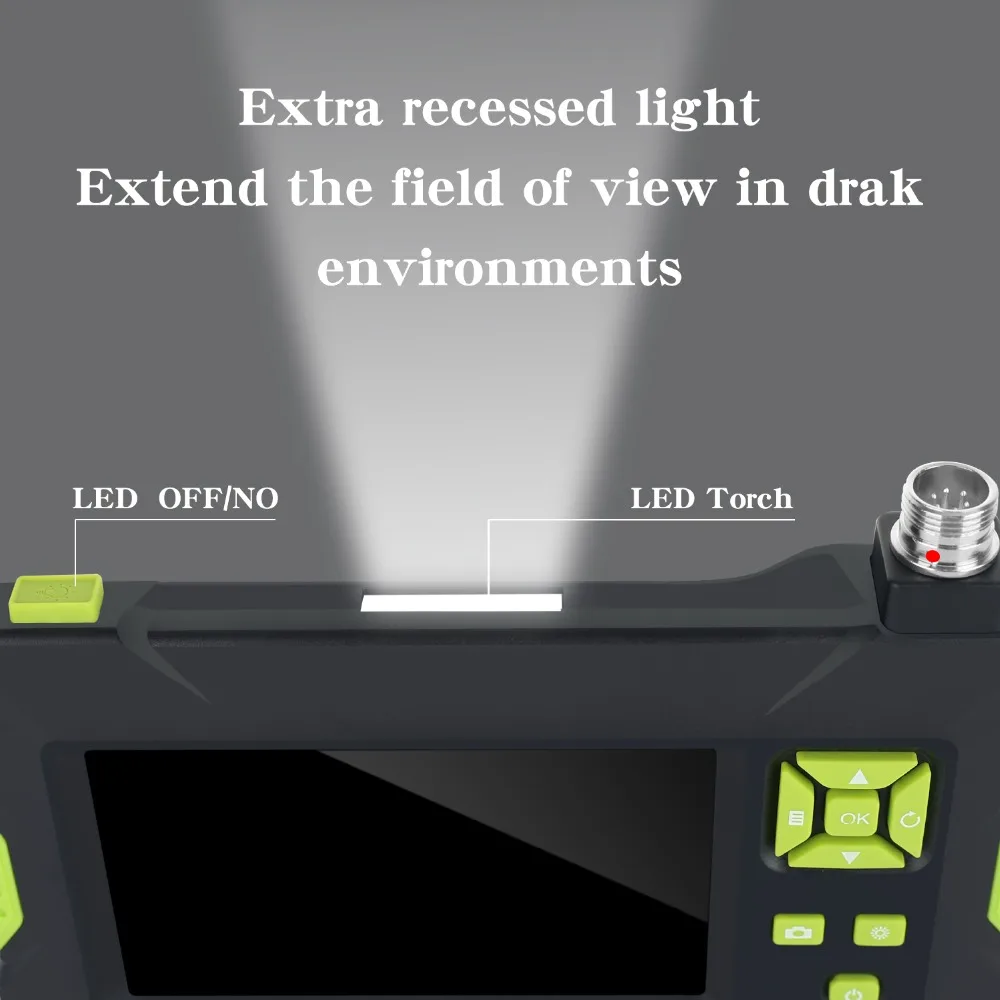 

Endoscope HD 1080P camera industrial sewer pipe auto car repair engine probe camera dredge waterproof 2M 5M10M