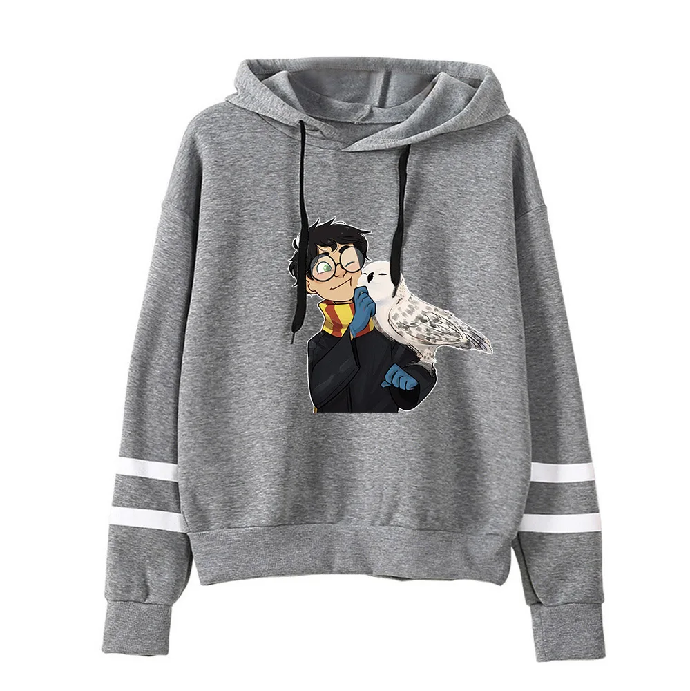 Новинка модный свитер Pikurb с капюшоном в стиле волшебного фильма Свитшот