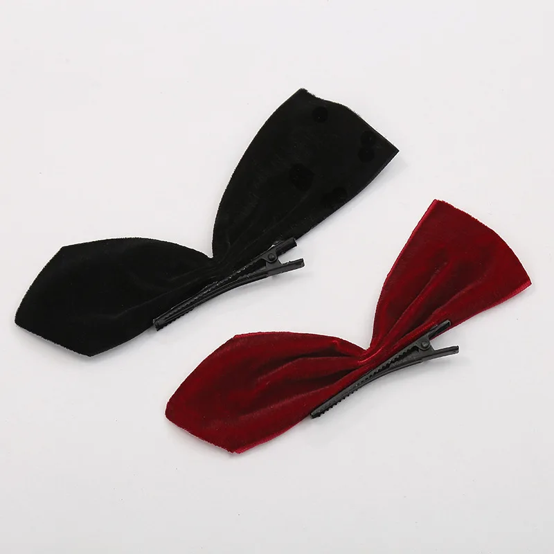 2020 модная обувь в винтажном стиле Цвет Черный С бантом из плотного бархата