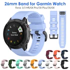 Fenix 6X полосы 26 мм легкий мягкий силиконовый ремешок для часов для Fenix 6X Pro  Fenix 5X  Fenix 5X Plus Fenix 3 HRспуск MK1