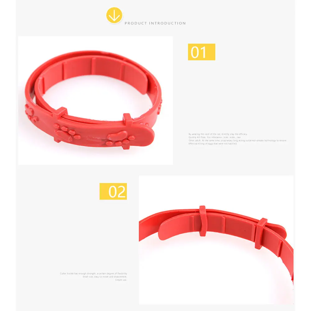 1 шт. антиблошиный ошейник для защиты от клещей комаров насекомых регулируемый