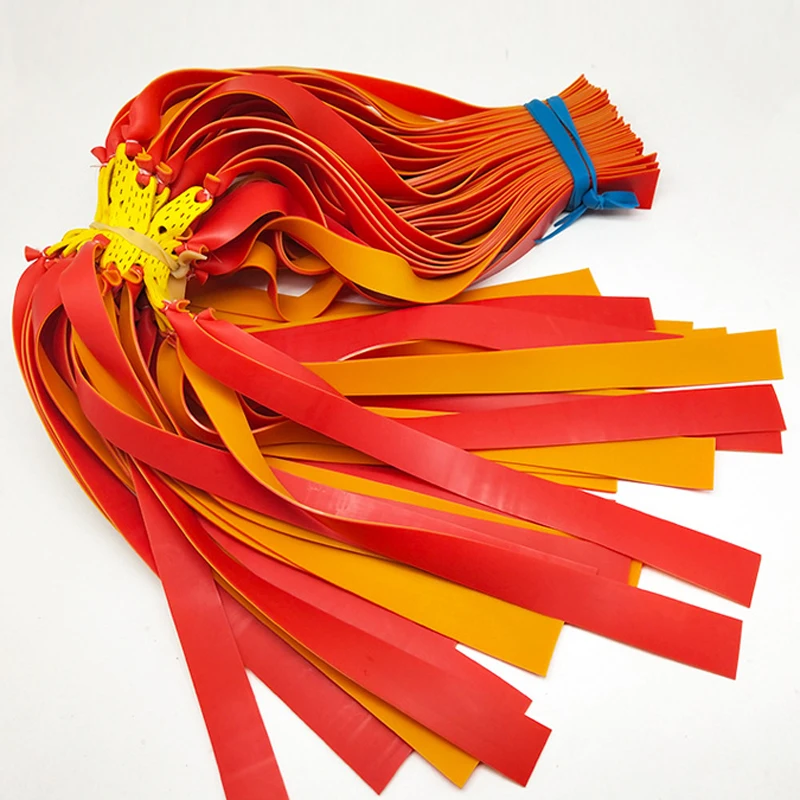 4/8 шт. плоская кожаная Рогатка использованная Резиновая лента кожа толщина 1 2 мм