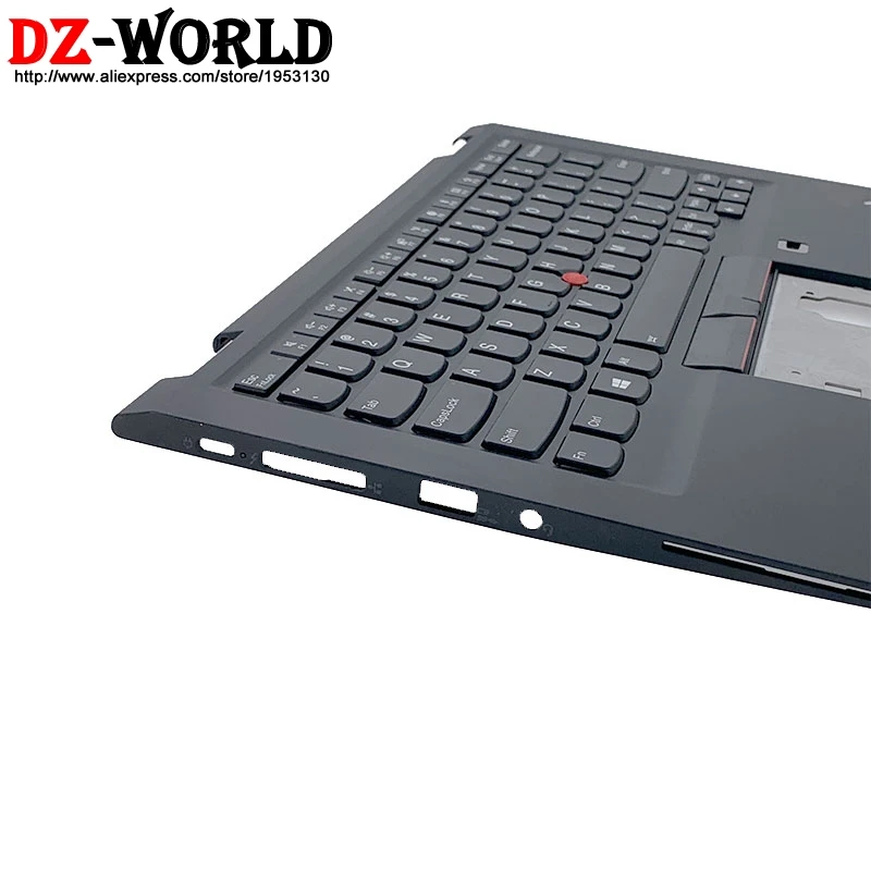 Comprar Teclado Retroiluminado En Inglés Para Ordenador Portátil, Cubierta Superior Con Reposamanos Para Lenovo Thinkpad X390 Yoga 02HL500