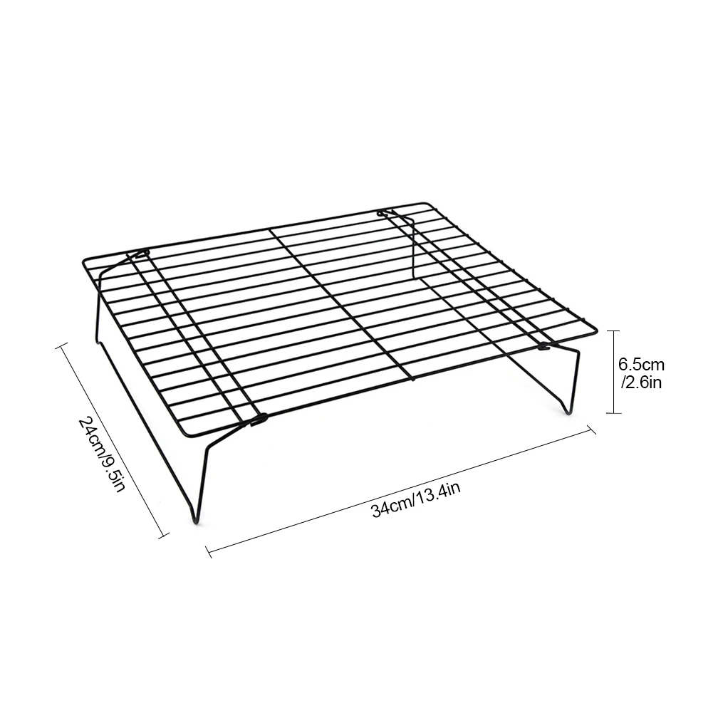 

3-layer foldable cooling rack, barbecue rack, baking tools, cake rack, durable household kitchen cooling rack, cake rack