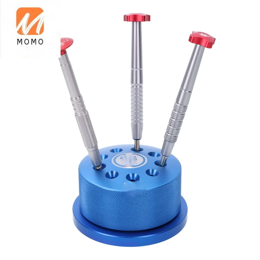 hot sale mechanic 360 rotating multifunctional screwdriver storage tools box for screwdriver mobile phone tool parts free global shipping