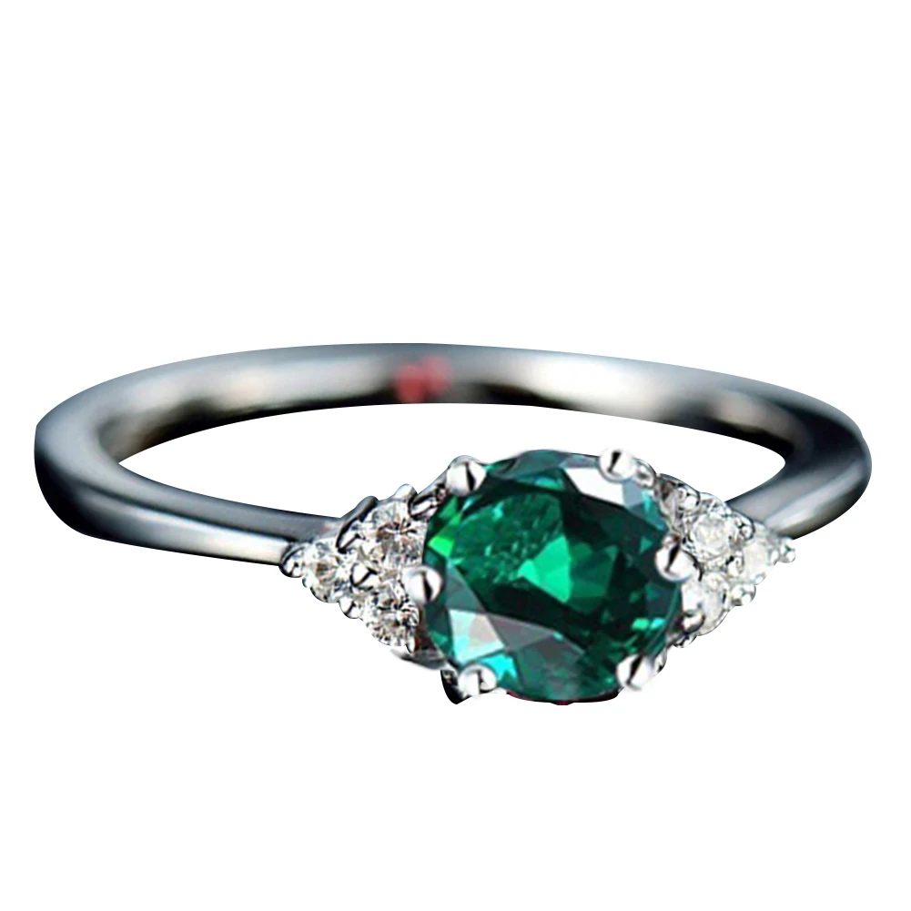 Женское кольцо с искусственным гранатом свадебные украшения подарок стразы