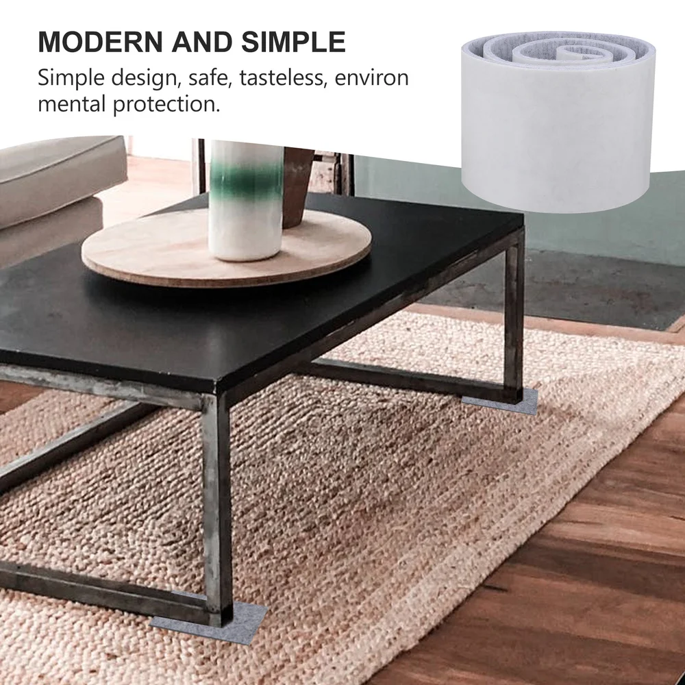 

2pcs Felt Furniture Pads Free Cut Table Chair Foot Pads Floor Protective Mats