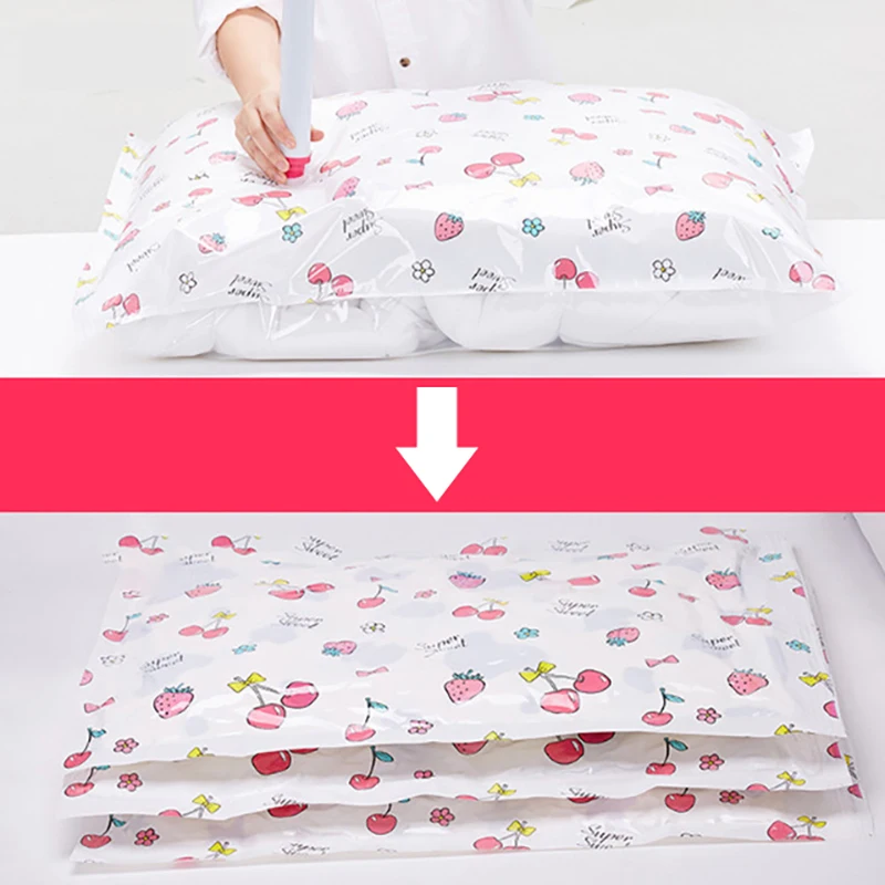 Утолщенные вакуумные мешки для одежды одеял дорожный органайзер сумка хранения