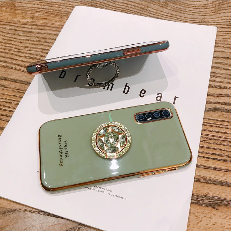 Чехол для телефона с гальваническим покрытием OPPO Reno 2 3 4 Pro Z 10X Realme 5 6 5i 6i K1 K3 K5 C1 C3 X50