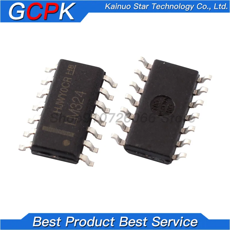 Новый и оригинальный модуль ИС LM324DR, SOP14 LM324 SOP SMD LM324DR2G LM324DT SOP-14, 20 шт.