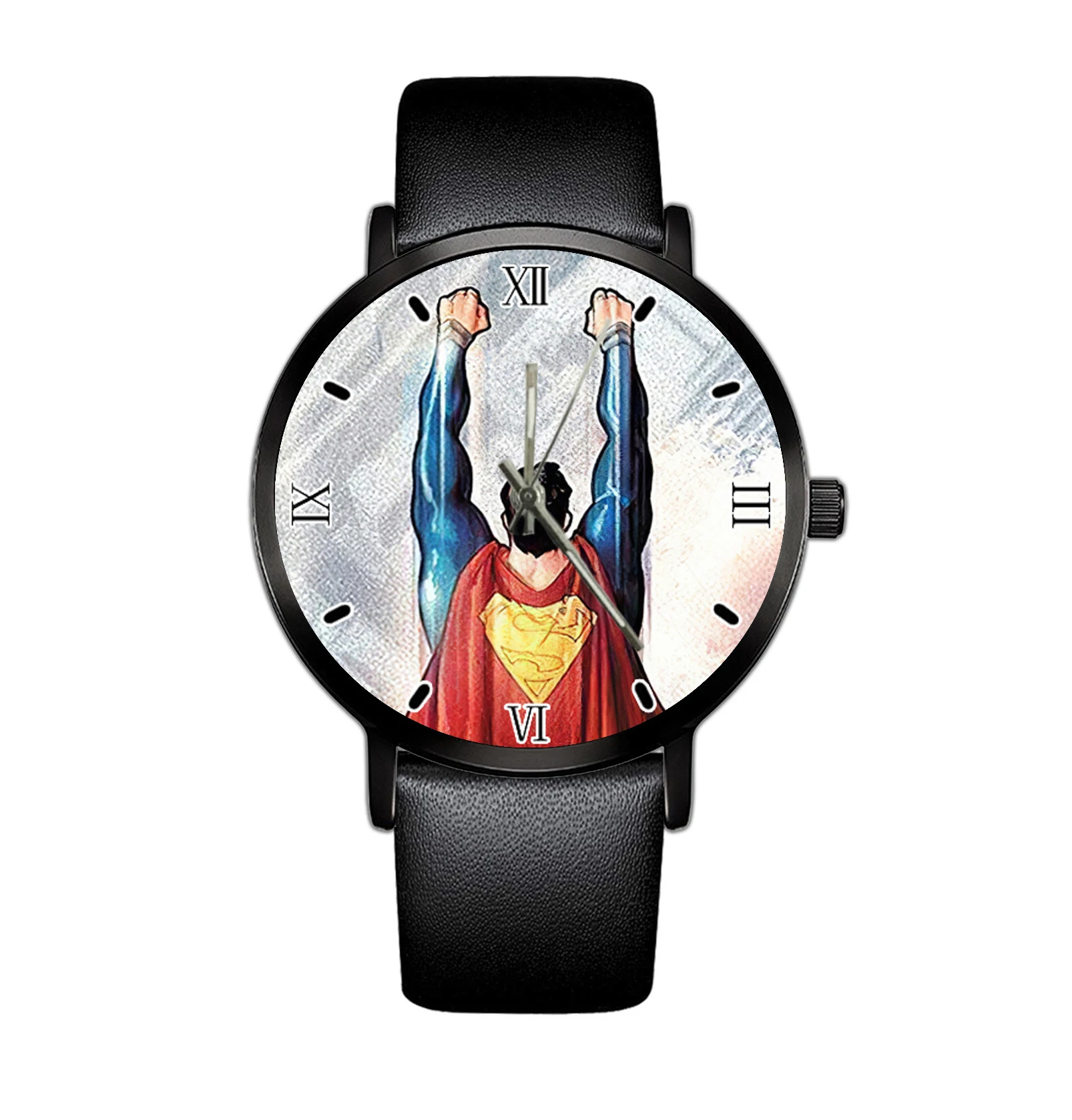 

Men's Girl Boy Minimalist Fashion Quartz Watch Leather Belt Quartz Elegant Ultra Thin Watch Business Clock Simple Design Fa