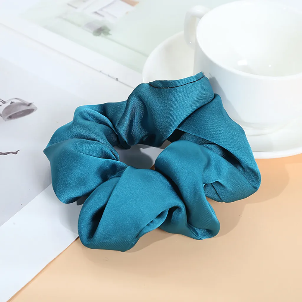 1 шт. шелковая резинка для волос эластичные резинки однотонные женские